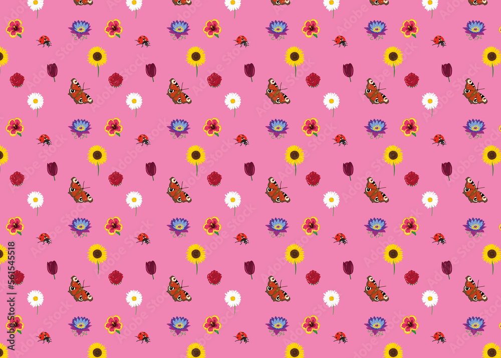 Flower's pattern, inspiration wallpaper Flower's pattern, inspiration wallpaper