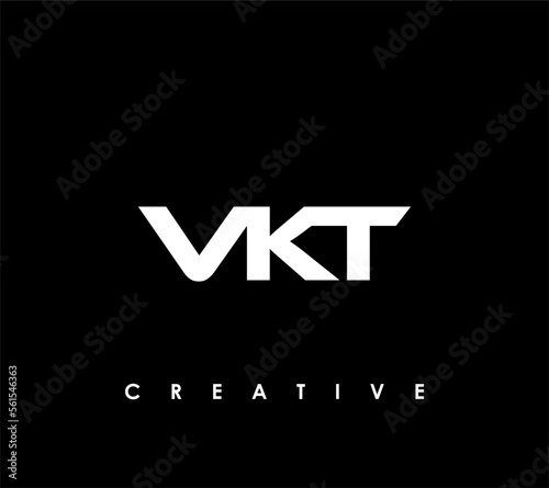 VKT Letter Initial Logo Design Template Vector Illustration