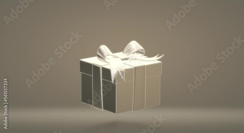 video white gift box