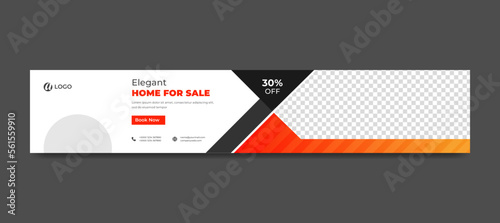 Real Estate Linkedin Social Media Cover Photo Design