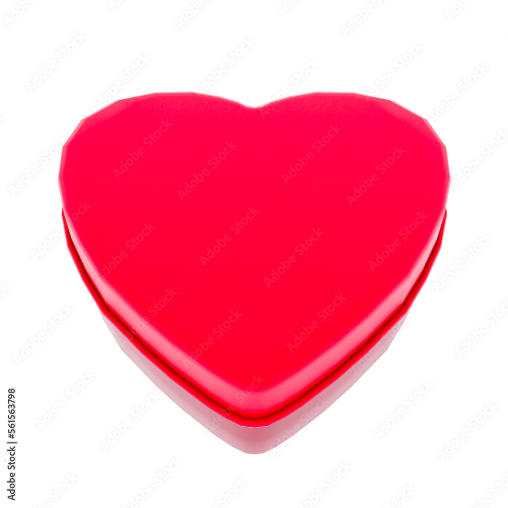 3D Heart Shaped Boxes Render Valentine's elements PNG 3D Heart Shaped Boxes Render Valentine's elements PNG