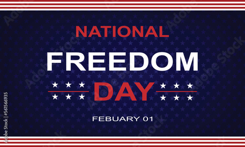 National freedom day background USA