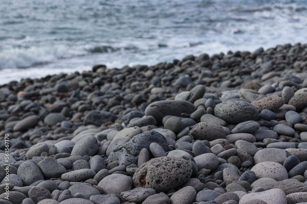 stones on the beach stones on the beach