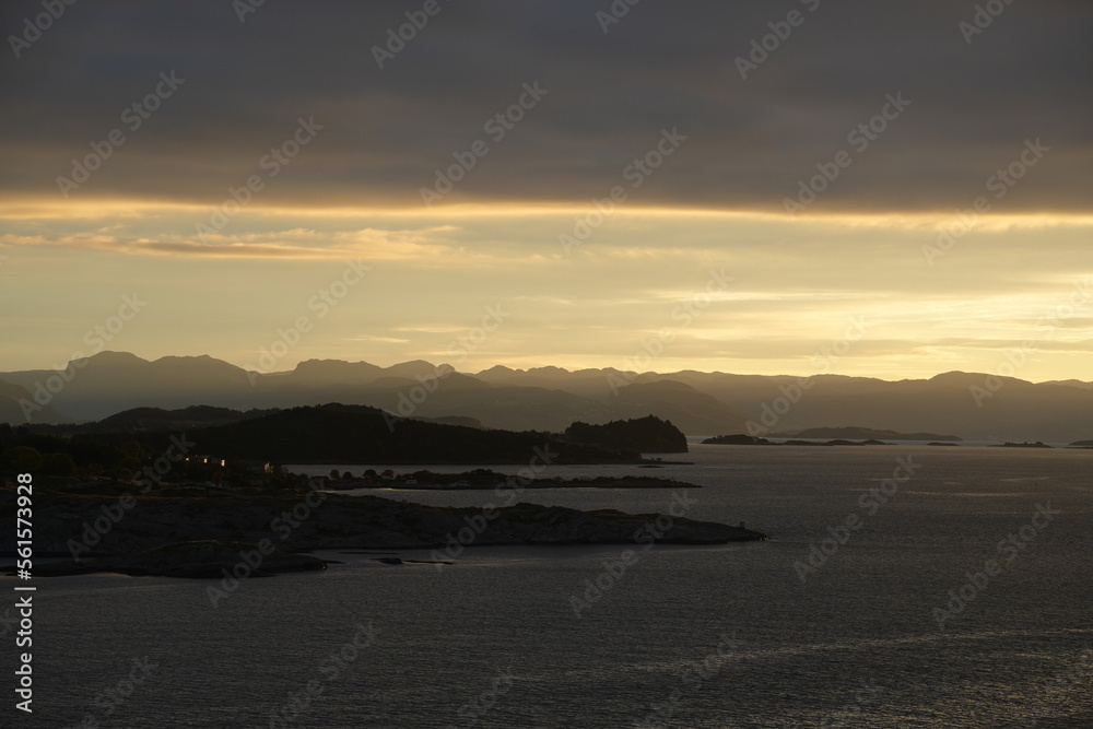 Morgenstimmung vor Stavanger in Norwegen