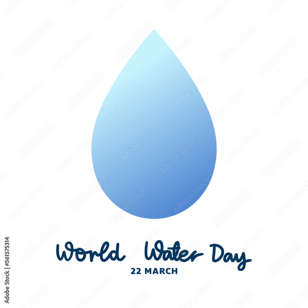 World water day Background on white and blue background ,for march 22 , Vector illustration EPS 10 World water day Background on white and blue background ,for march 22 , Vector illustration EPS 10