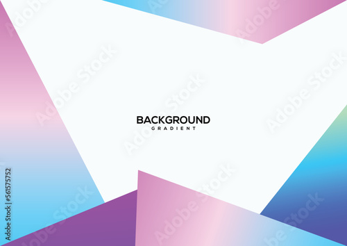 Geometric background with colorful shape