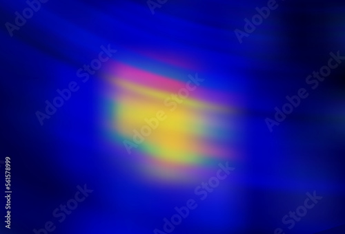 Dark Blue, Red vector colorful blur backdrop.