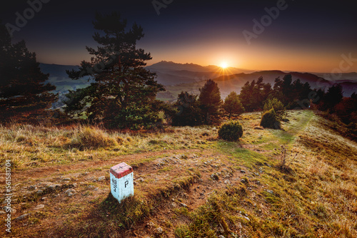 Obraz na płótnie Wysoki Wierch - Pieniny - Tatry w salonie