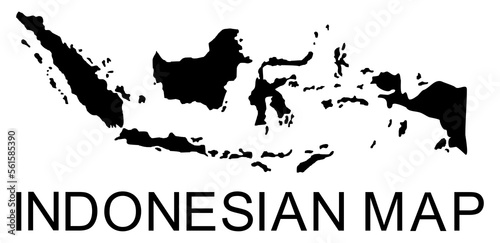 Indonesia Map for App  Art Illustration  Website  Pictogram  Infographic or Graphic Design Element. Format PNG