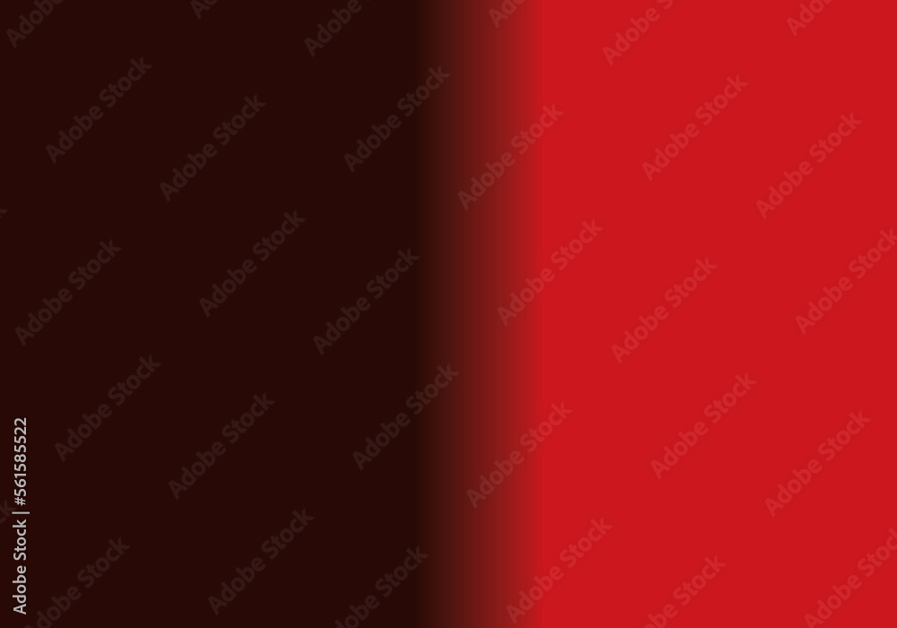Red and dark brown color background. Gradient color background. Red and drak brown color in contrast. Sharp background. Contrast color background for web template banner poster digital graphic artwork