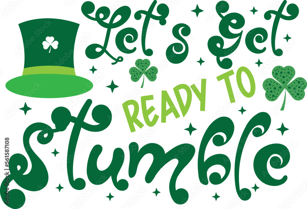 Naklejka premium St Patrick's Day Retro Svg Bundle, Svg File, Png File, Svg Cut Files, Funny Svg Cut Cile, Cut Files For Cricut, Funny Svg, Downloadable File, Digital File, Silhouette Cut File, St Patrick's Day Svg, 