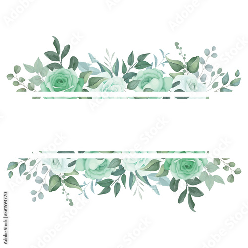 Flower Aura Watercolor Frames