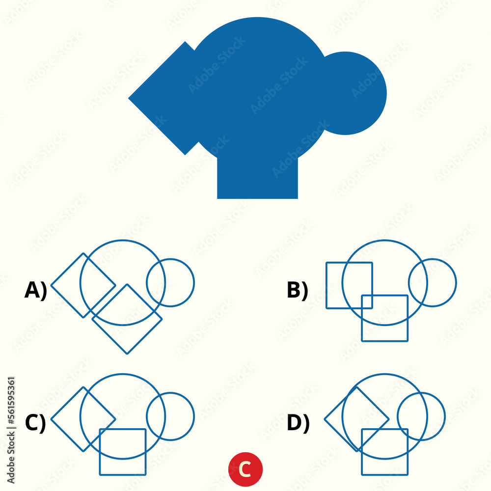 Vecteur Stock Mind game, Puzzle game for children. Find correct shadow