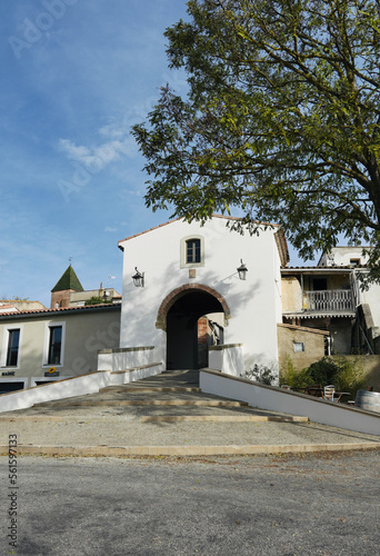 Entrance to the village of Cailhau village located between Limoux and Carcassone. 