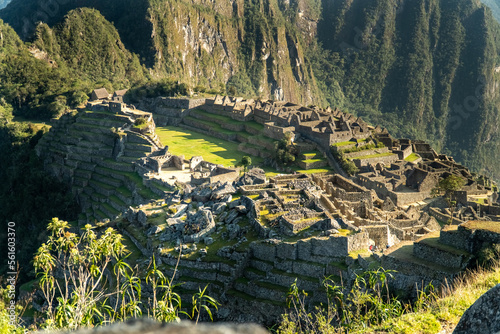 Machu Picchu Peru Landscape City Closeup