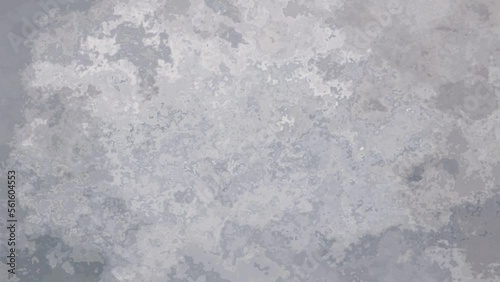 abstract animated twinkling stained background full HD seamless loop video - watercolor splotch liquid effect - color concrete grey