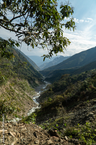 View of Andes from Salkantay Trek