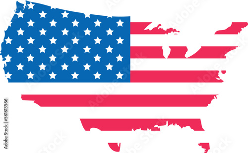 background usa map icon Vector