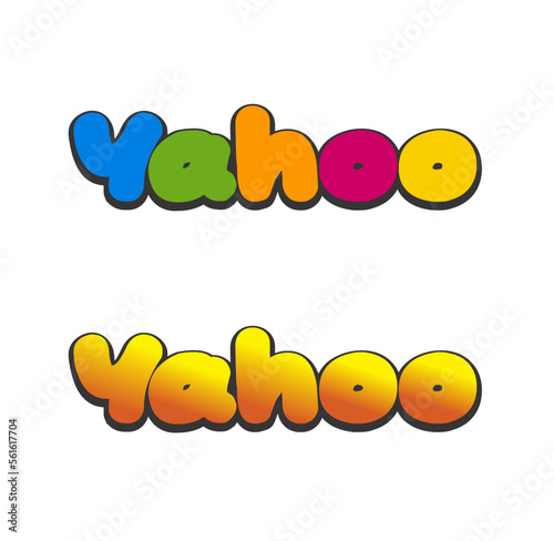 YAHOO Monogram Initial Letters Logo Vector Icon