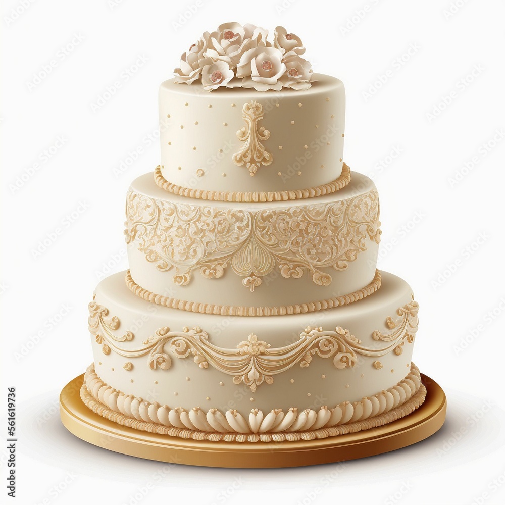 Modern Wedding Cake