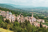 Ancient Italian town on the mountain