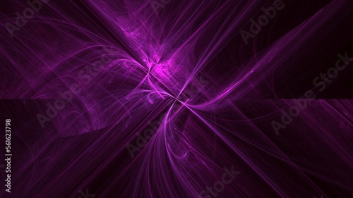  3D rendering abstract multicolor fractal background