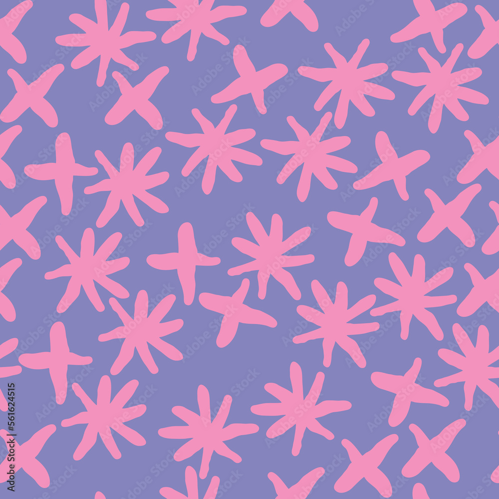 Stars seamless pattern for wrapping, digital paper, wallpaper, fabric print, textile design. Simple silhouette shape of shining star decorative element for kids, baby, children, sport. Stars seamless pattern for wrapping, digital paper, wallpaper, fabric print, textile design. Simple silhouette shape of shining star decorative element for kids, baby, children, sport.