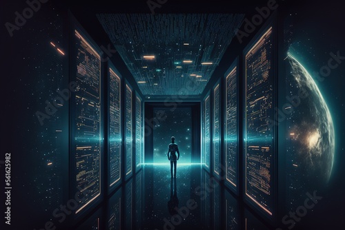 Hi-tech tunnel with databas...