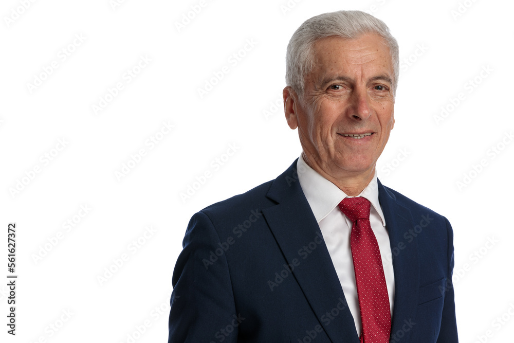 Portrait of an old business man in his 60s smiling Portrait of an old business man in his 60s smiling