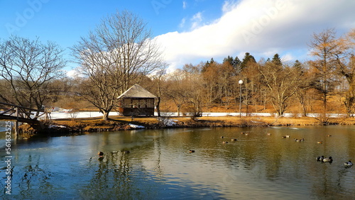 軽井沢塩沢湖（冬期）1