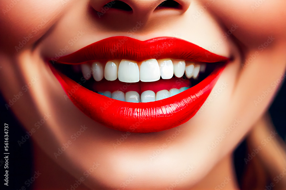 Perfect lips. shot of womans lips. Generative AI. Perfect lips. shot of womans lips. Generative AI.