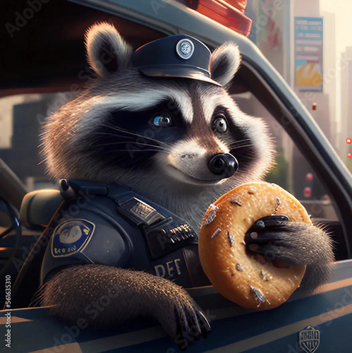 Raccoon cop