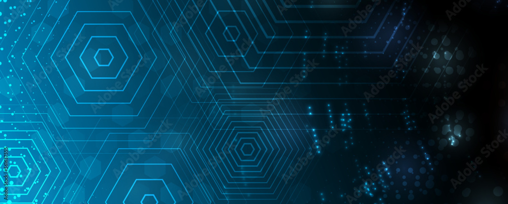 Obraz premium Technology data background, idea of global business solution