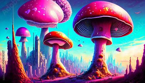 Giant Mushrooms landscape © Francisco