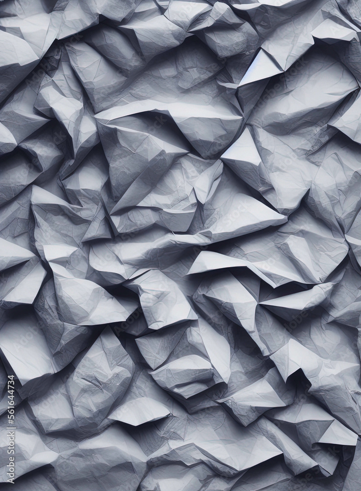 Obraz premium Crumpled paper background. Crumpled paper. IA technology
