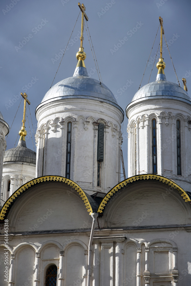 Moscow Kremlin architecture. Popular landmark.