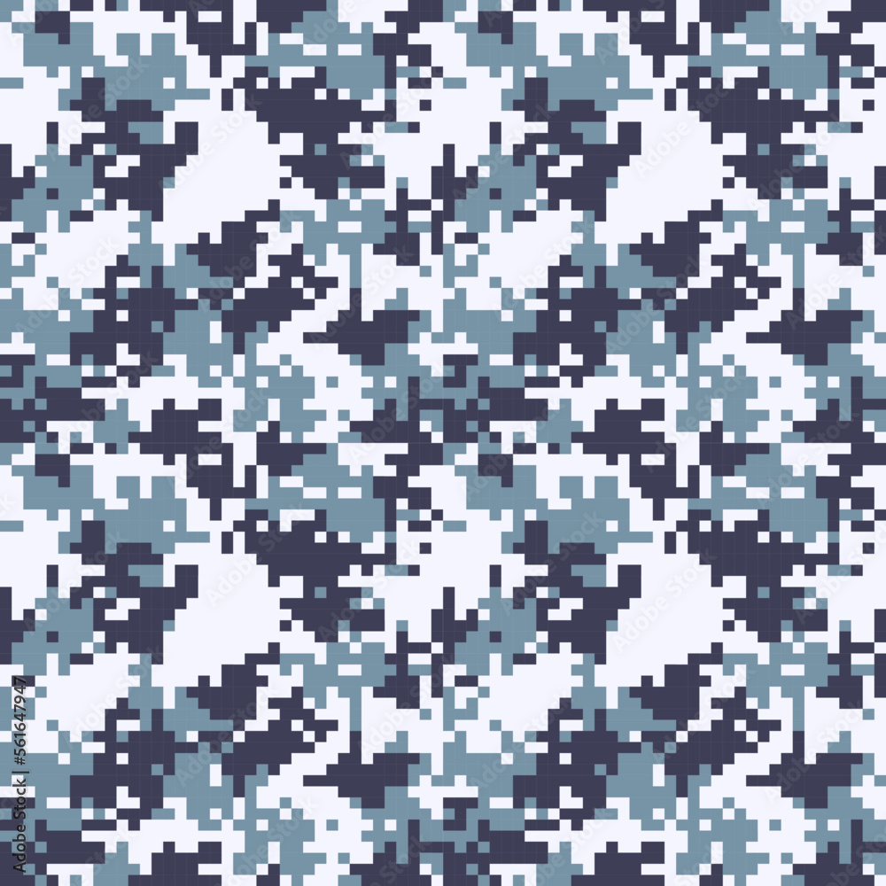 Fototapeta premium Camouflage military pixel