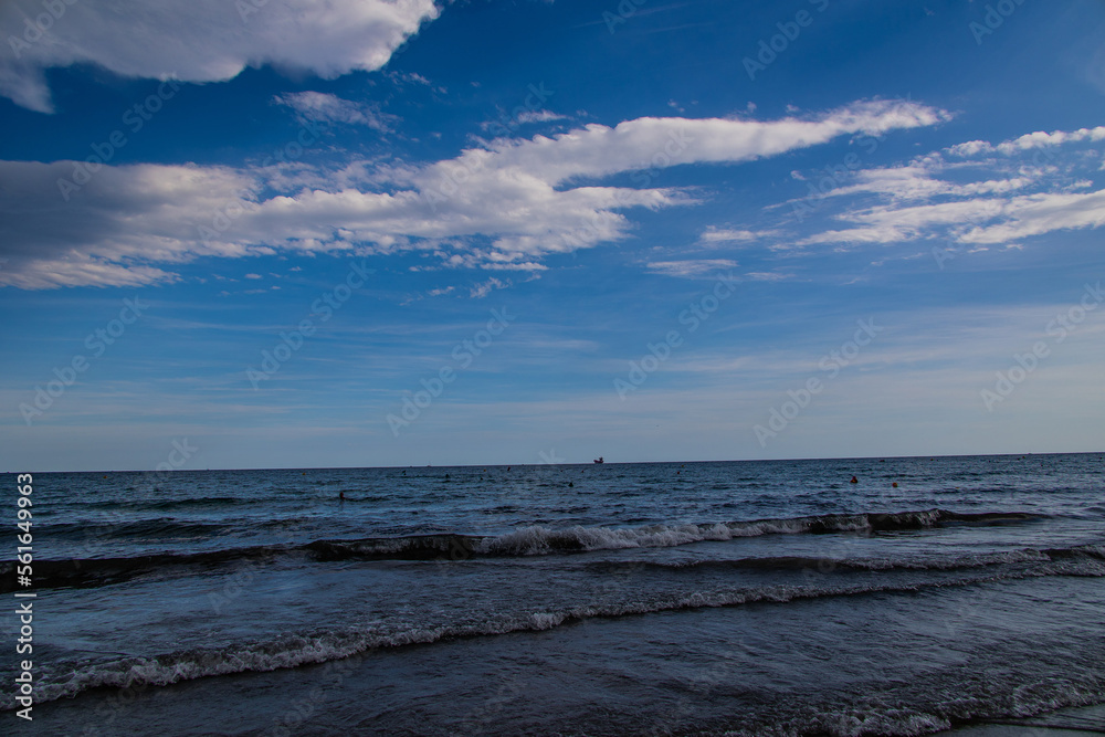 seaside landscape peace and quiet on a sunny warm day seaside landscape peace and quiet on a sunny warm day
