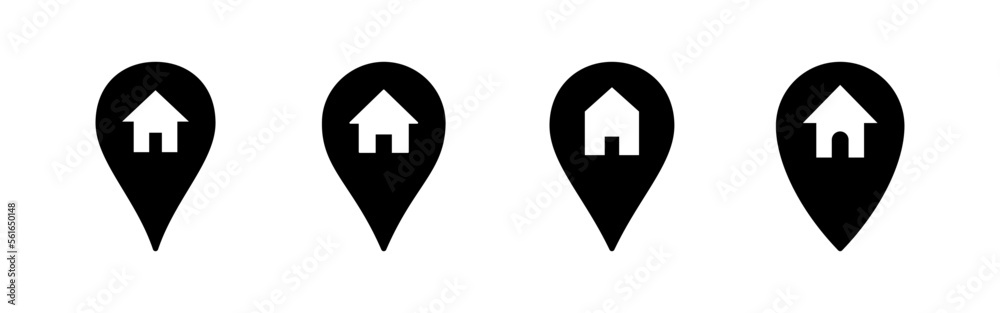 Address icon vector for web and mobile app. home location sign and symbol. pinpoint Address icon vector for web and mobile app. home location sign and symbol. pinpoint