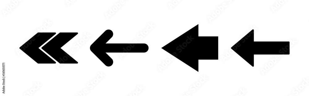 Arrow icon vector for web and mobile app. Arrow sign and symbol for web design.