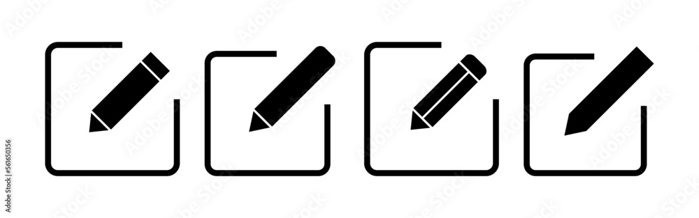 Edit icon vector for web and mobile app. edit document sign and symbol. edit text icon. pencil. sign up Edit icon vector for web and mobile app. edit document sign and symbol. edit text icon. pencil. sign up