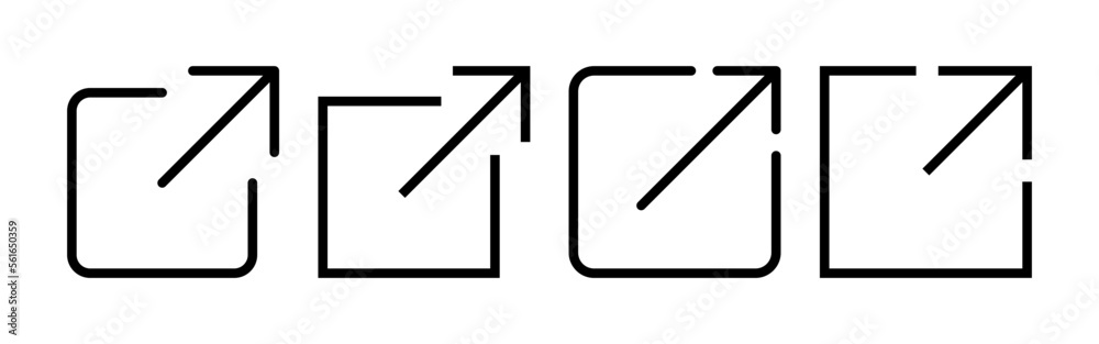 External link icon vector for web and mobile app. link sign and symbol. hyperlink symbol External link icon vector for web and mobile app. link sign and symbol. hyperlink symbol