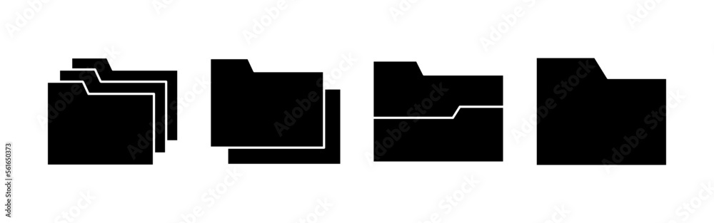 Folder icon vector for web and mobile app. folder sign and symbol Folder icon vector for web and mobile app. folder sign and symbol