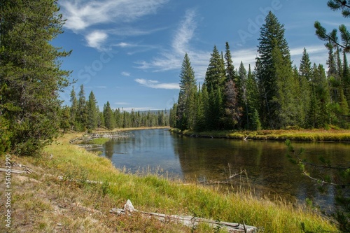 Bechler River in Yellowstone National Park, Wyoming