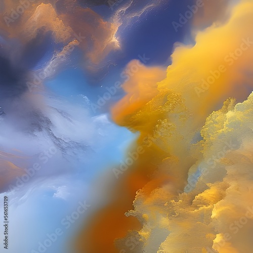 Colorful smoky clouds 6