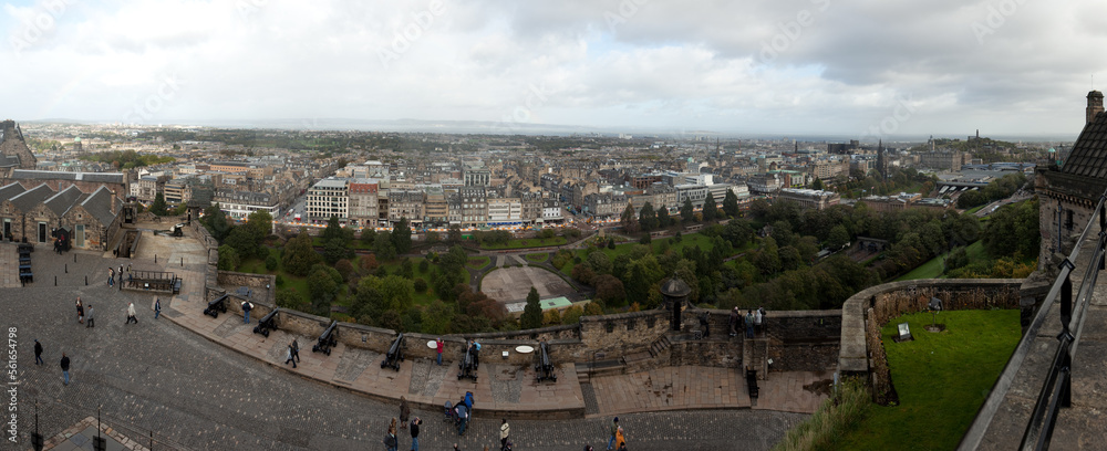 Obraz premium Viewpoint From Edinburgh Castle