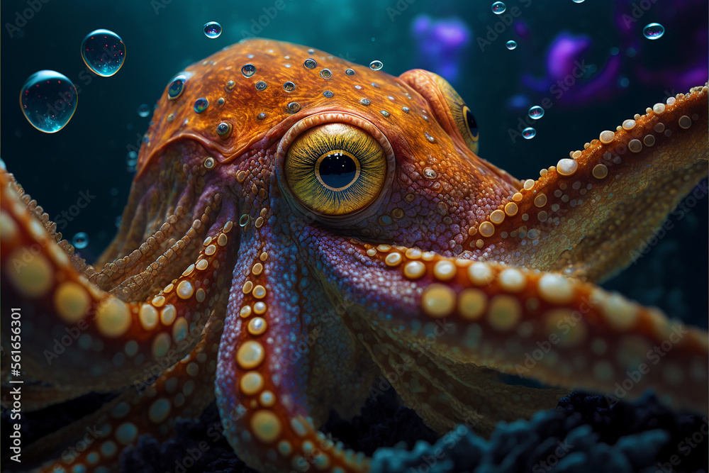 Gigant Octopus in aquarium Gigant Octopus in aquarium