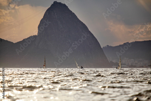 Rio de Janeiro Olympic Test Event - FÃ©dÃ©ration FranÃ§aise de Voile. 2015 Aquece Finn, Lobert.