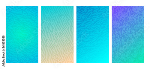 Turing reaction colorful background