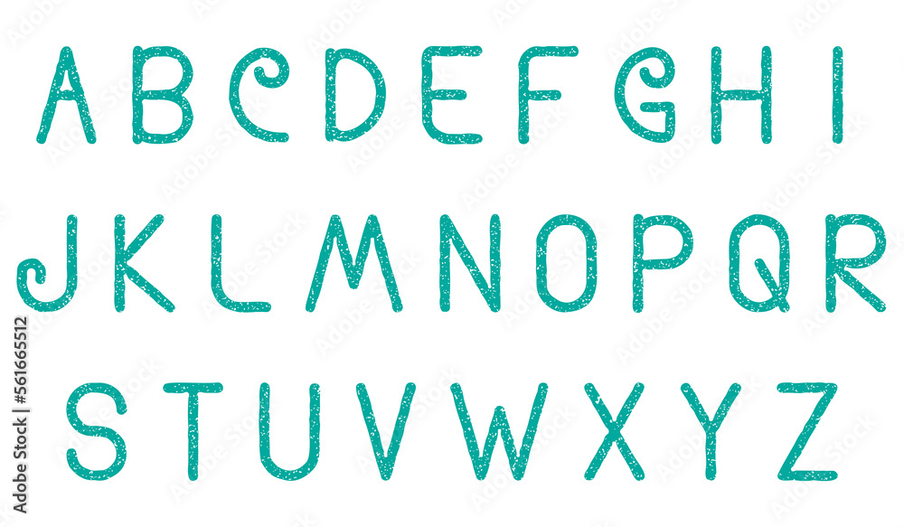 Porous typography, Abstract digital alphabet font. Creative vector illustration